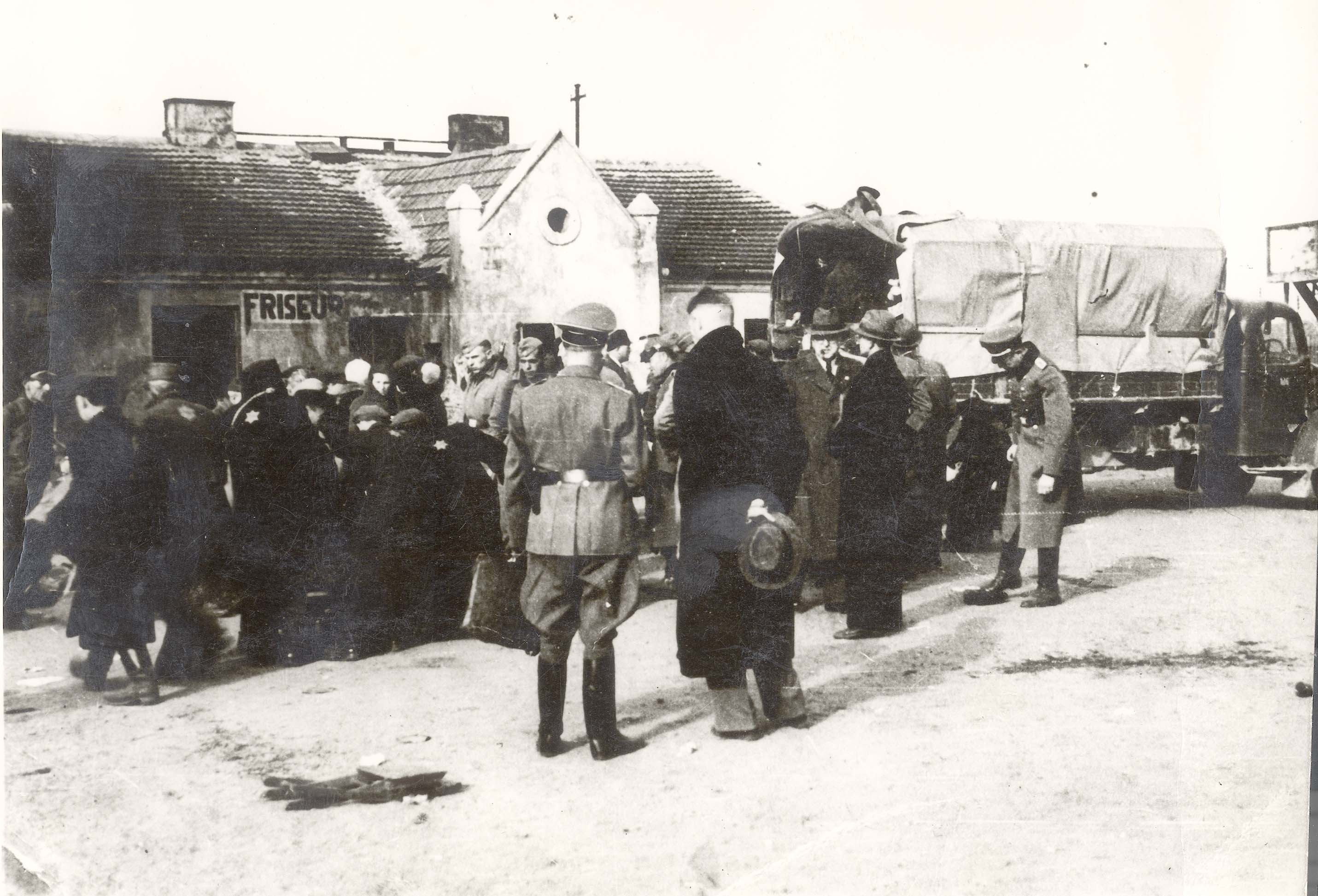 Deportation of Jews from Wloclawek, Poland to the Chelmno Death Camp, April 1942.