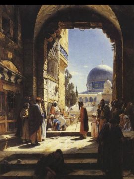 Bauernfeind, entrance to Temple Mount